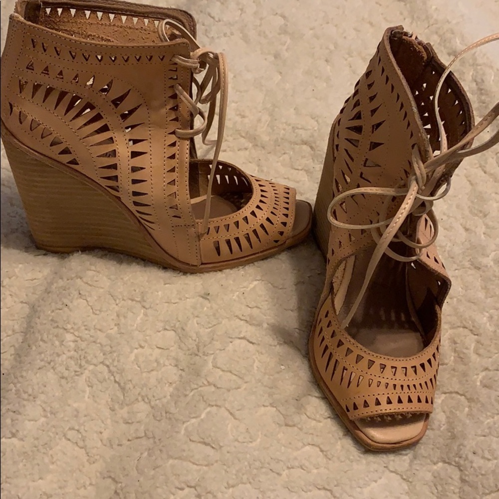 Jeffrey Campbell cut out wedge